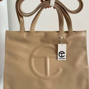 Medium Cream Telfar Bag